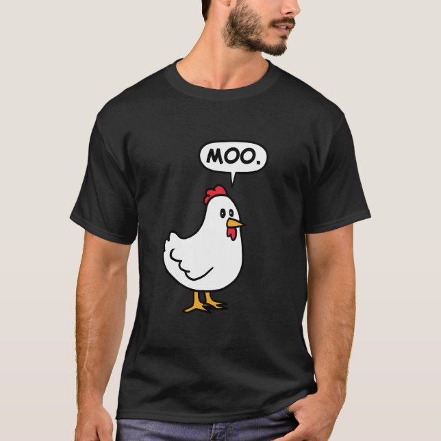 Kyckling Moo T Shirt (Framsida)