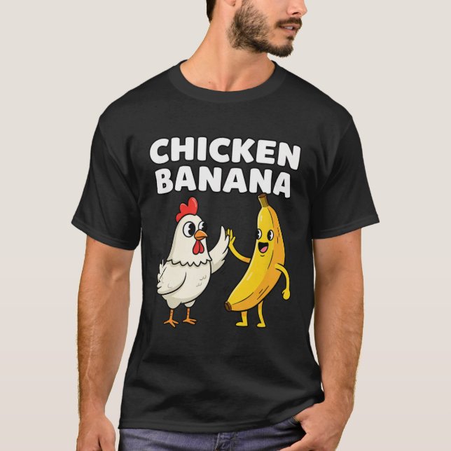 Kyckling Nana Highfive Kul  T Shirt (Framsida)
