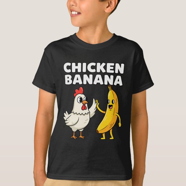 Kyckling Nana Highfive Kul  T Shirt (Framsida)