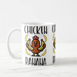 Kyckling Nana Söt Sång Dans Frukt Barn Ungdom Män Kaffemugg
