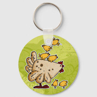 kyckling nyckelring