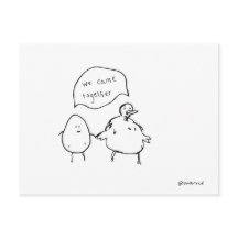 kyckling och äggvykort