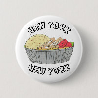 Kyckling och Ris Platter Plate NYC Halal Cart Food