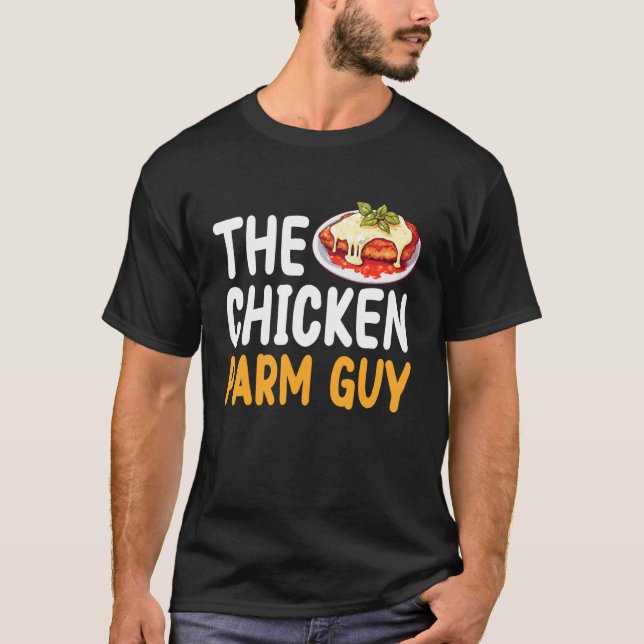 Kyckling Parm Kön T Shirt (Framsida)