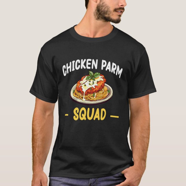 Kyckling Parm-laget T Shirt (Framsida)