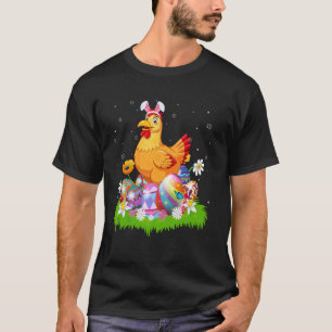 Kyckling Påskäggjakt Kaninöron Kyckling Påsk S T Shirt