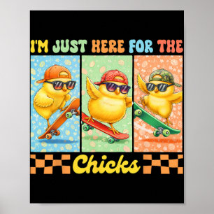 Kyckling Påskdag Gård Djurfantast Jag Är Bara Här Poster