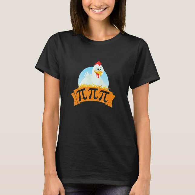 Kyckling Pot Pi Dag Paj Matematik   3.14 T Shirt (Framsida)