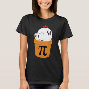 Kyckling Pot Pi Rolig Matematik Dag  1 T Shirt