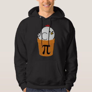Kyckling Pot Pi Rolig Matematik Dag 2 Hoodie