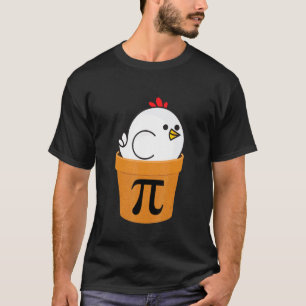 Kyckling Pot Pi Tröja, Rolig Matematik Dag T Shirt