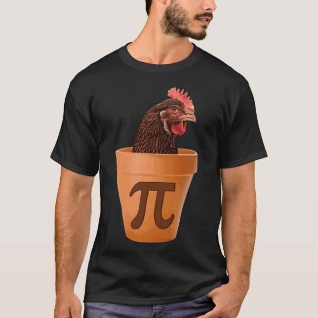 Kyckling Pot Pi vänner T Shirt (Framsida)
