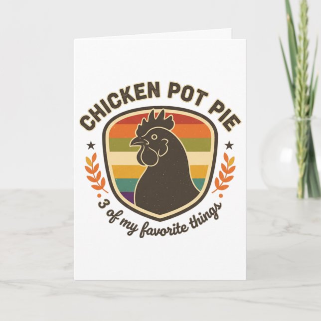 Kyckling Pot Pie 3 Av Mina Favoritsaker  Kort (Framsida)