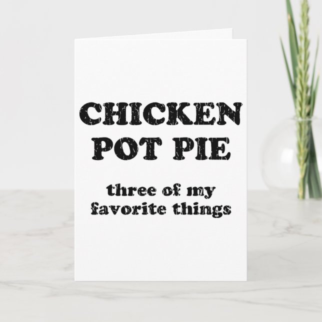 Kyckling Pot Pie Tre av mina favoritsaker _1  Kort (Framsida)