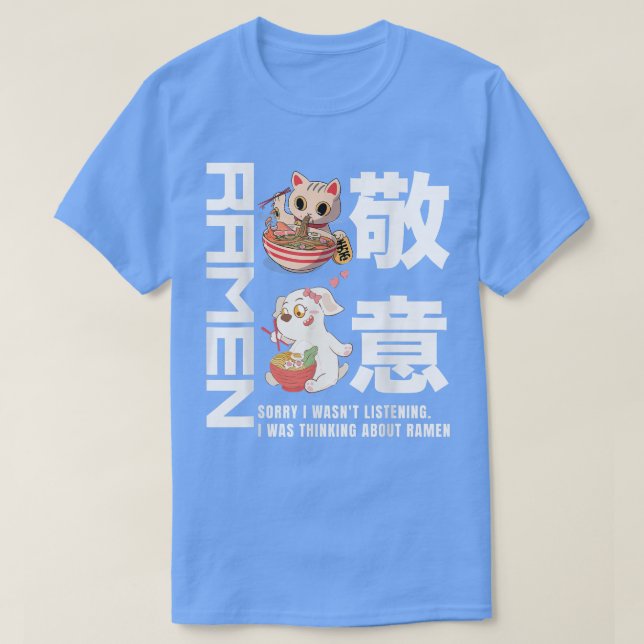 kyckling Ramen Älskare nyans japansk kawaii anime  T Shirt (Design framsida)