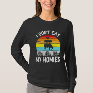 Kyckling Ritt Gris Ritt Ko Tillsammans Jag Äter In T Shirt