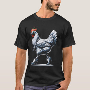 Kyckling Roligt Stekt men Fantastisk Grafisk Kvinn T Shirt