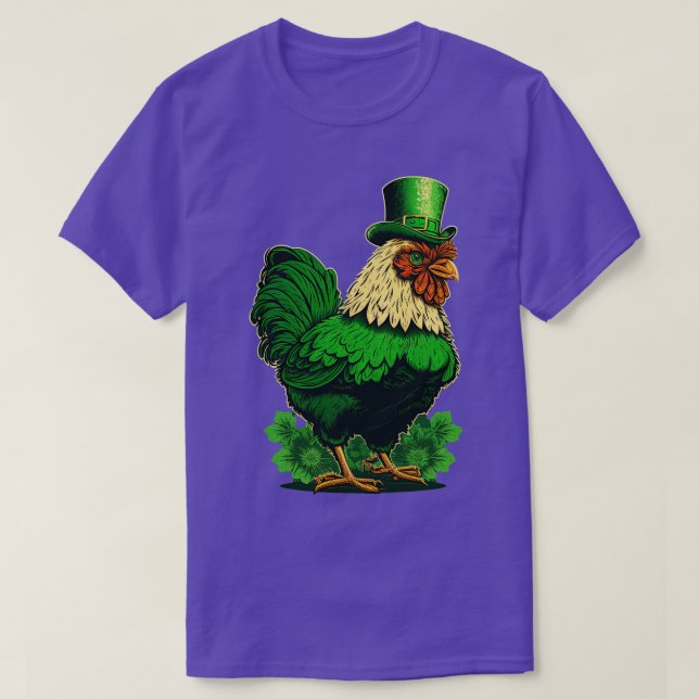 Kyckling St patricks day 2 T Shirt (Design framsida)