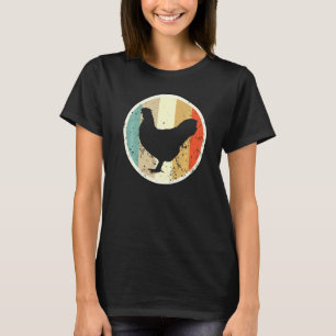 Kyckling Tupp Fjäderfä Gård Jordbruk Bonde Vintag T Shirt