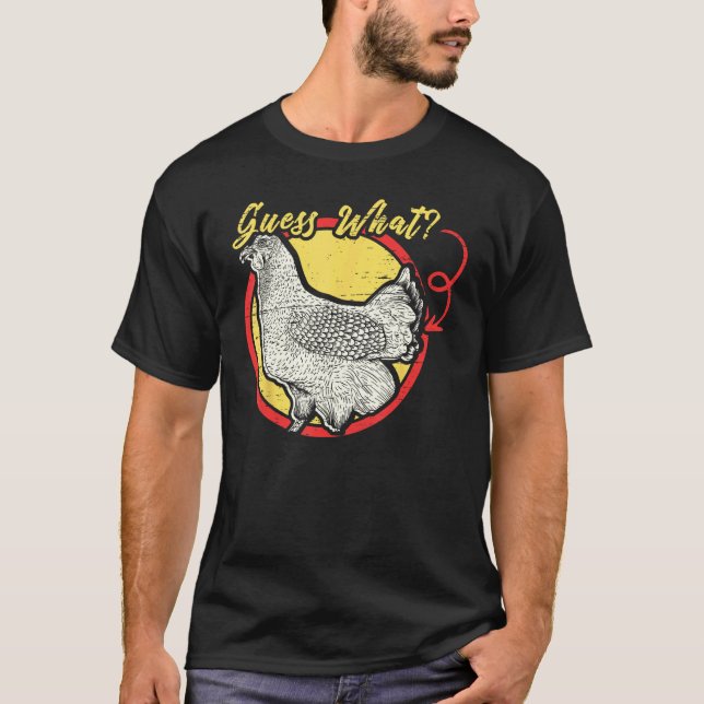 Kyckling Tupp Fjäderfä T Shirt (Framsida)