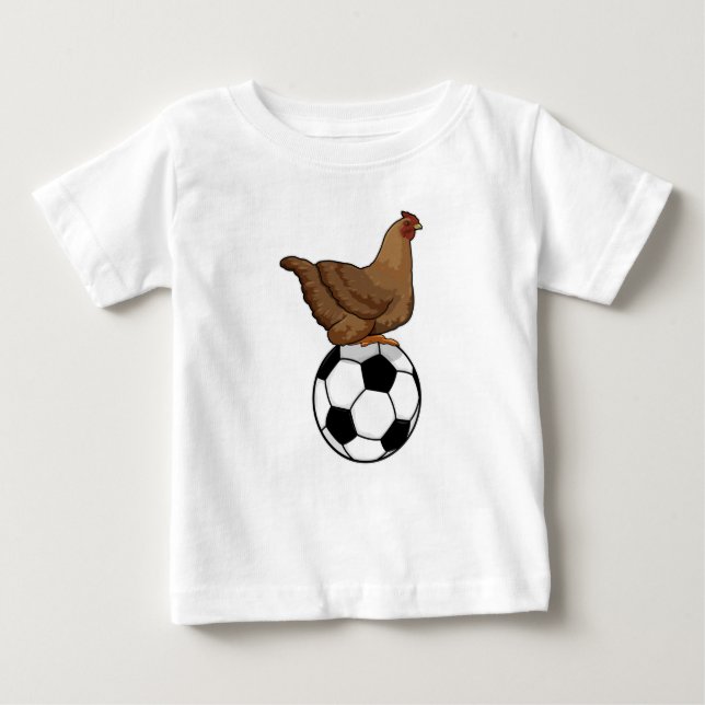 Kyckling vid sportanläggningar t shirt (Framsida)