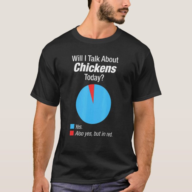 Kycklingälskare Besatt T Shirt (Framsida)