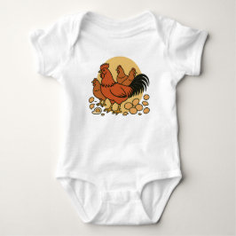 Kycklingälskare Bodysuit  T Shirt