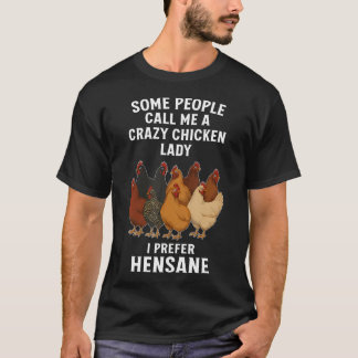 Kycklingälskare Punny Hensane T Shirt