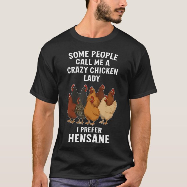 Kycklingälskare Punny T Shirt (Framsida)