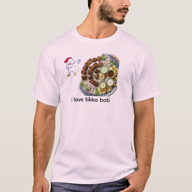 Kycklingälskare t-shirt (Framsida)