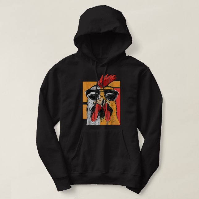 Kycklingar är som potatis Chip som man inte kan ha Hoodie (Design framsida)