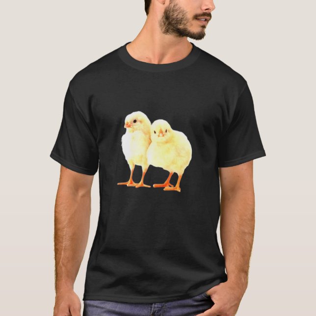 Kycklingar Babykycklingar T Shirt (Framsida)
