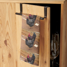 Kycklingar - Farm Life Series Kitchen Towel Kökshandduk