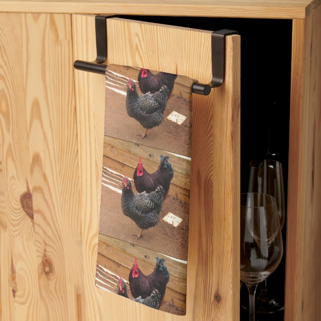 Kycklingar - Farm Life Series Kitchen Towel Kökshandduk (Thirds Fold)