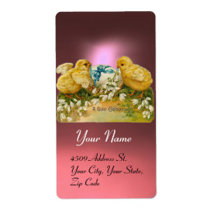 KYCKLINGAR,FLÖDEN,PÅSKÄGG I ROSA FRAKTSEDEL