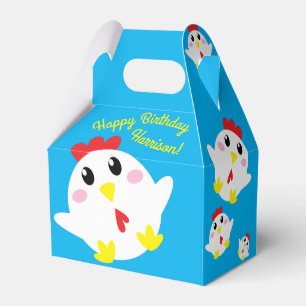 Kycklingar Födelsedagsfest Kids Presentaskar