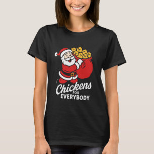 Kycklingar för alla, julkyckling tomte Cl T Shirt