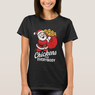 Kycklingar för alla, julkyckling tomte Cl T Shirt