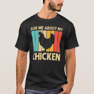 Kycklingar För manar kvinnor Farmer Chicken Farm H T Shirt