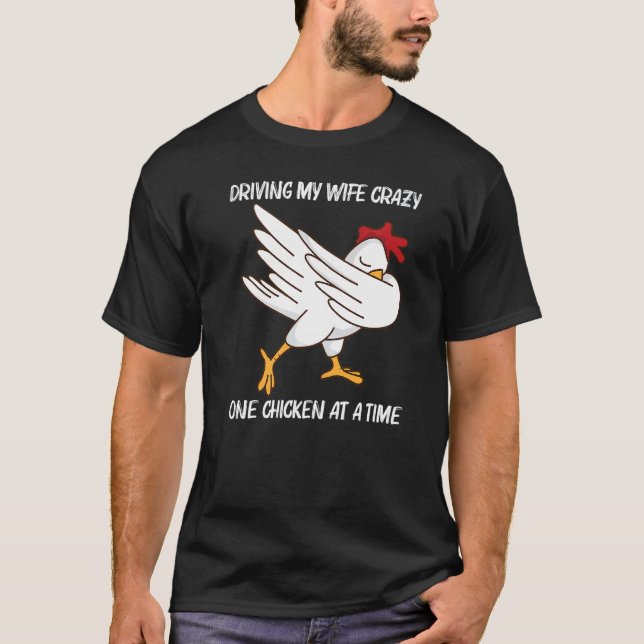 Kycklingar För manar Pappa Poultry Tupp Egg 1 T Shirt (Framsida)
