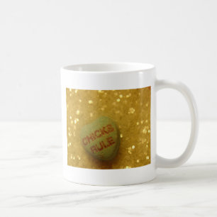 Kycklingar härskar kaffemugg