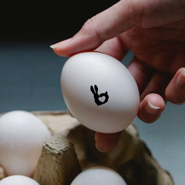 Kycklingar, höns | PÅSKHARE | Egg Mini Frimärke Stämpel