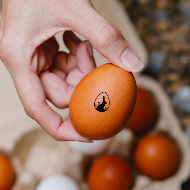 Kycklingar, höns | PÅSKHARE | Egg Mini Frimärke Stämpel (Skapare uppladdad)