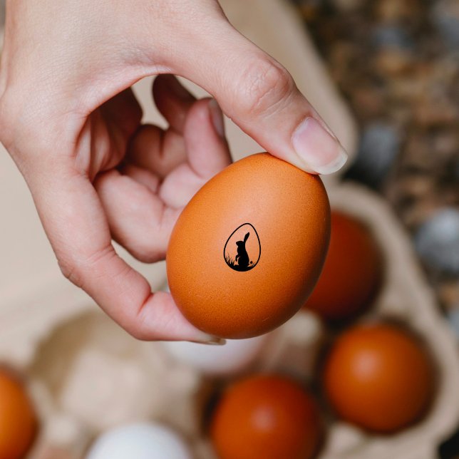 Kycklingar, höns | PÅSKHARE | Egg Mini Frimärke Stämpel (Skapare uppladdad)