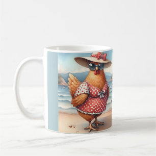 Kycklingar i sötsaker på Seaside Kaffemugg