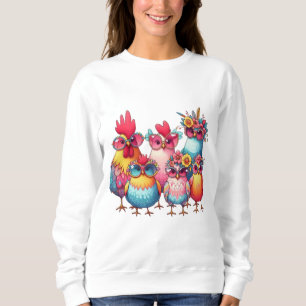 Kycklingar med glas - Kvinnor t-shirt