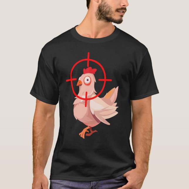 Kycklingar med omfattning t shirt (Framsida)
