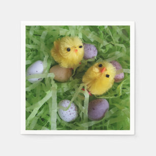 Kycklingar och ägg pappersservett