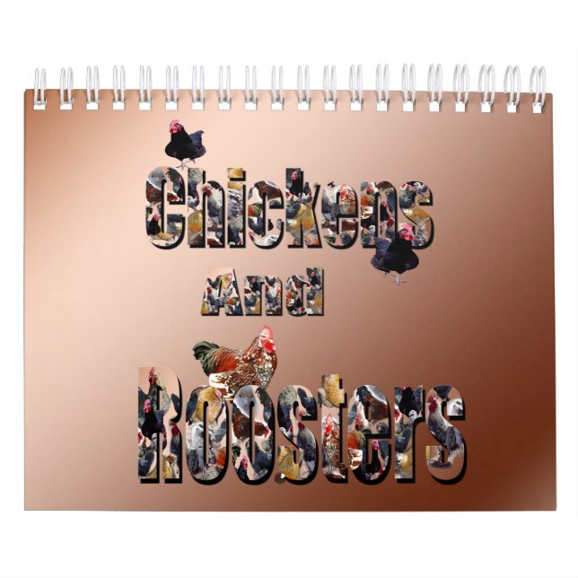 Kycklingar och Tuppar. Kalender (Omslag)