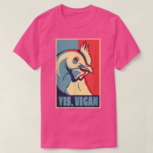 Kycklingar poster vegan t shirt (Design framsida)